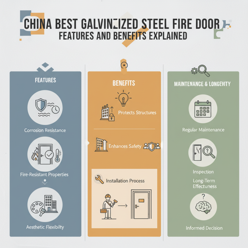 China Best Galvanized Steel Fire Door Features and Benefits Explained?