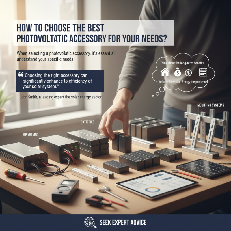 How to Choose the Best Photovoltaic Accessory for Your Needs?