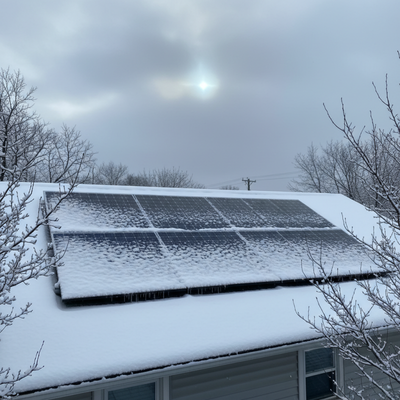 Why Solar Panels Are Less Efficient In Winter Conditions?