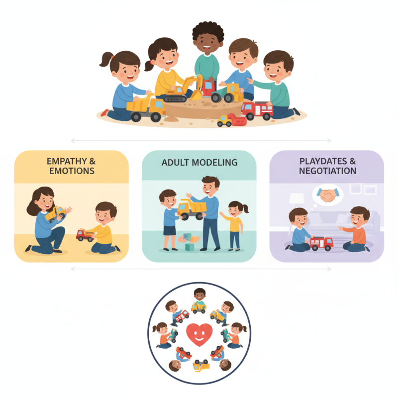 How to Boost Sharing of Toy Trucks Among Children?