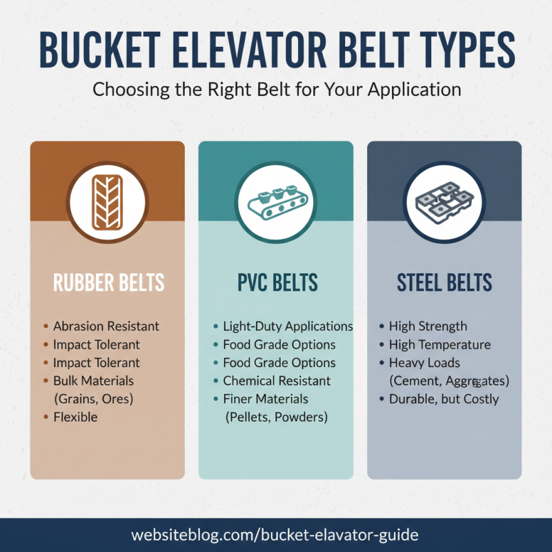 How to Choose the Right Bucket Elevator Belt for Your Needs?