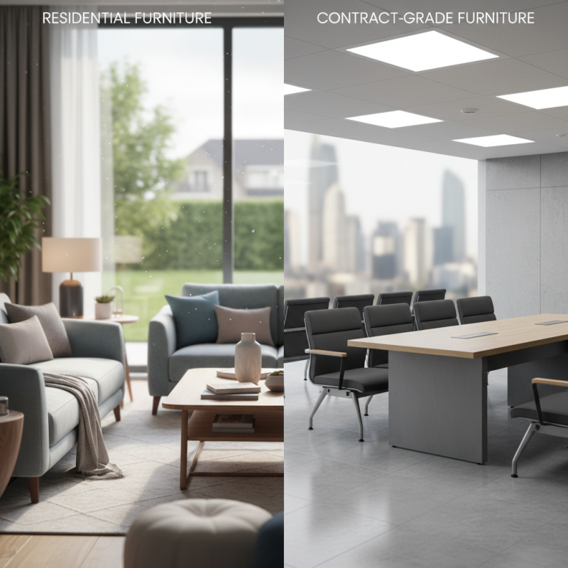 China Top 10 Differences Between Residential and Contract Grade Furniture?