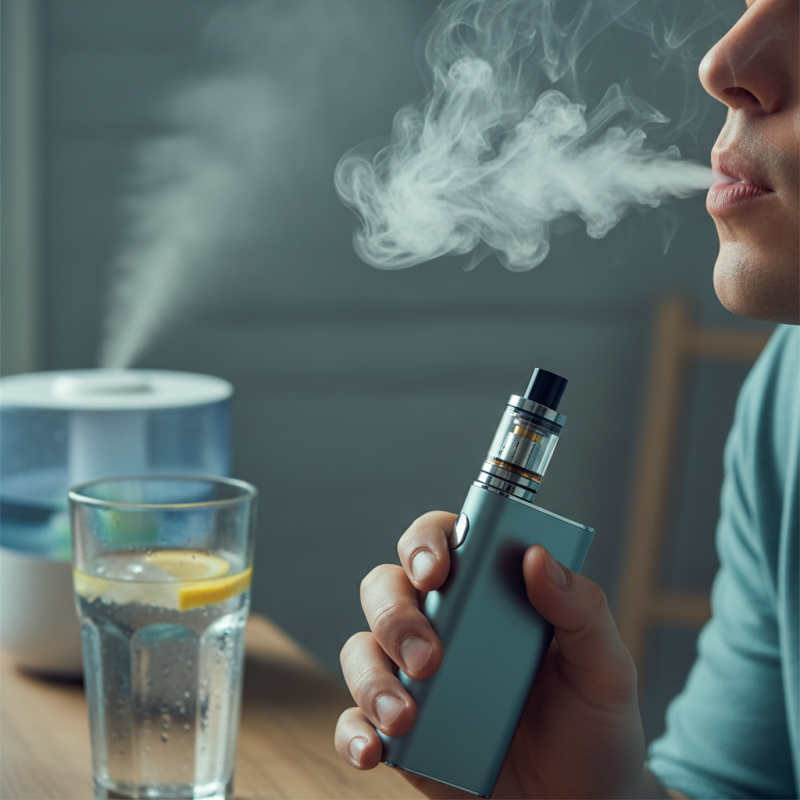 How to Relieve Dry Throat After Vaping All Day?