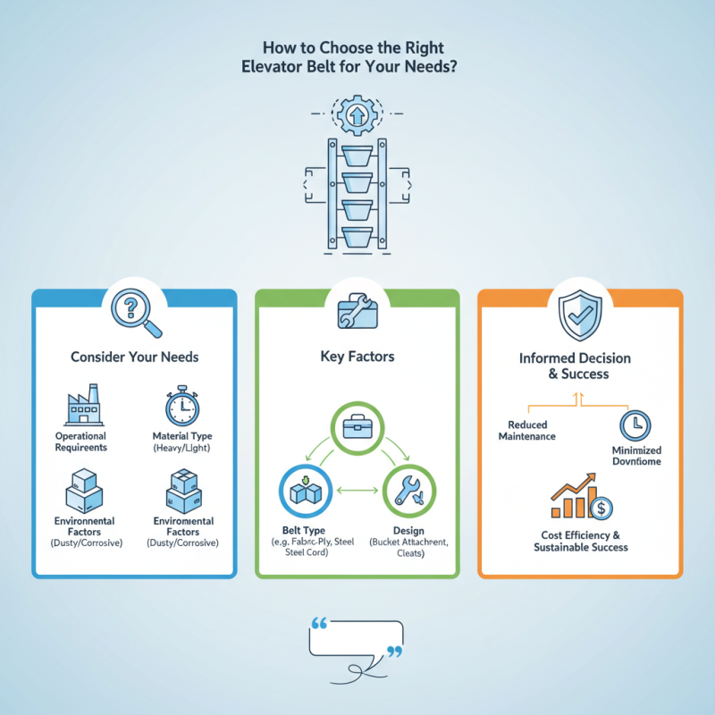How to Choose the Right Bucket Elevator Belt for Your Needs?