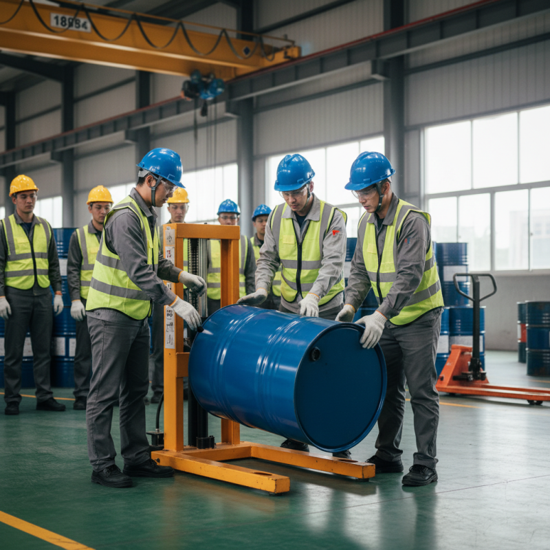 China Best Methods to Lift and Rotate Heavy Drums Safely?