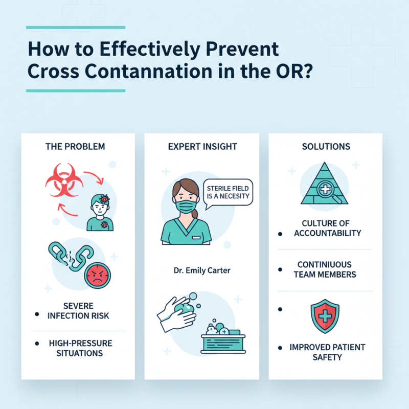 How to Effectively Prevent Cross Contamination in the OR?