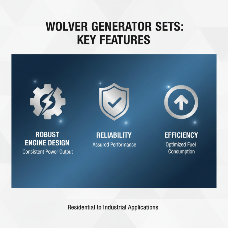 The Best 10 Wolver Generator Set Features You Should Know?