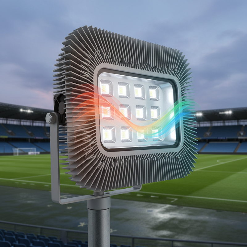 Why is Heat Dissipation Essential for High Power LED Floodlights?
