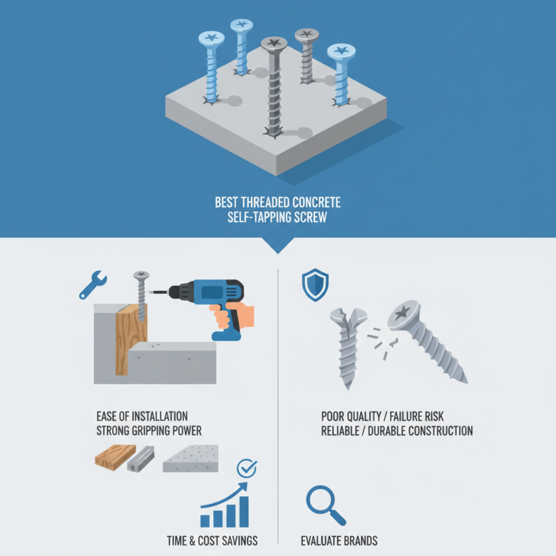 China Best Threaded Concrete Self-tapping Screw for Your Projects?