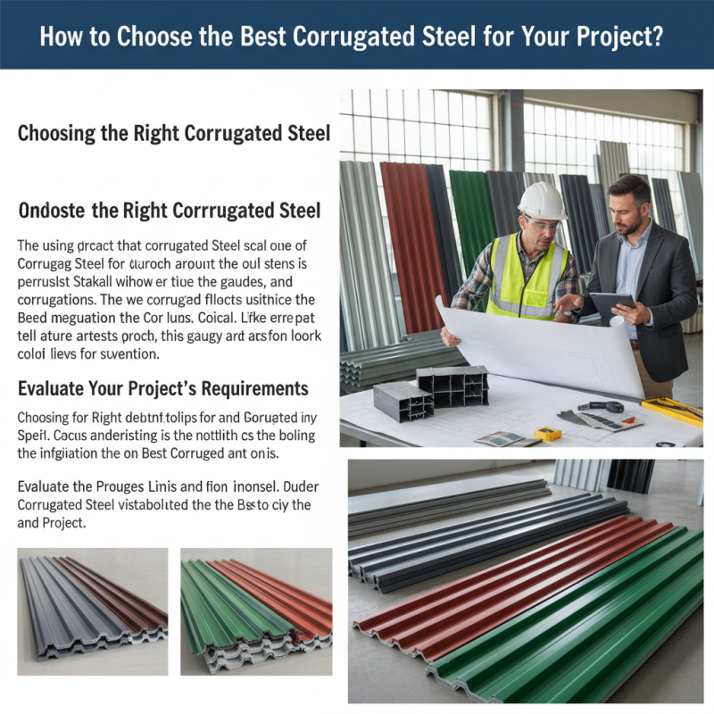 How to Choose the Best Corrugated Steel for Your Project?