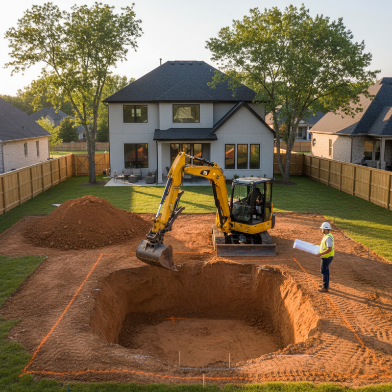 What Size Excavator for Your Residential Pool Project?