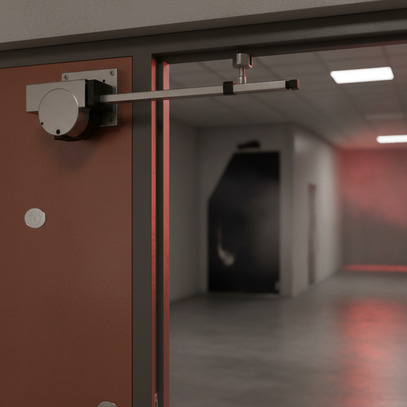 What is the role of door closers in fire safety?