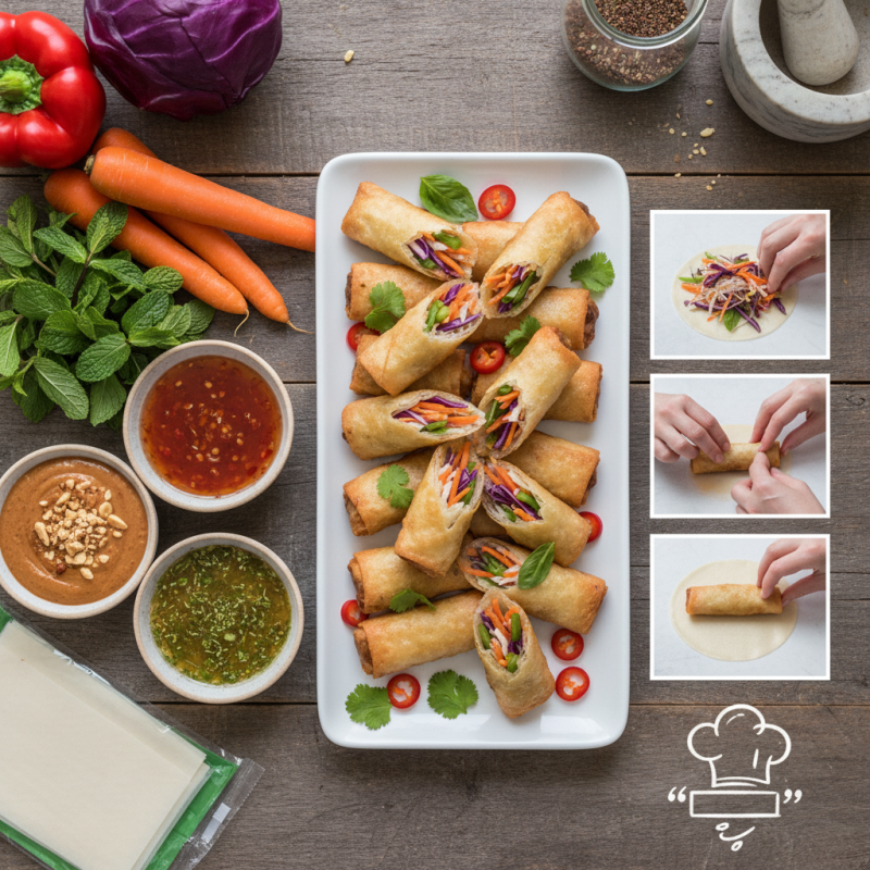 Best Mini Veggie Spring Rolls Recipe for Easy Entertaining?