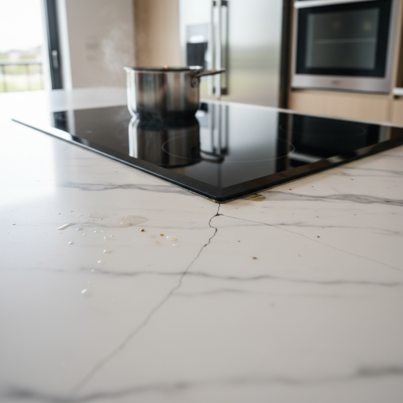 Why Does Marble Crack Near Stoves and Heat Sources?