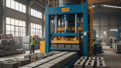 What is a concrete block making machine and how does it work?