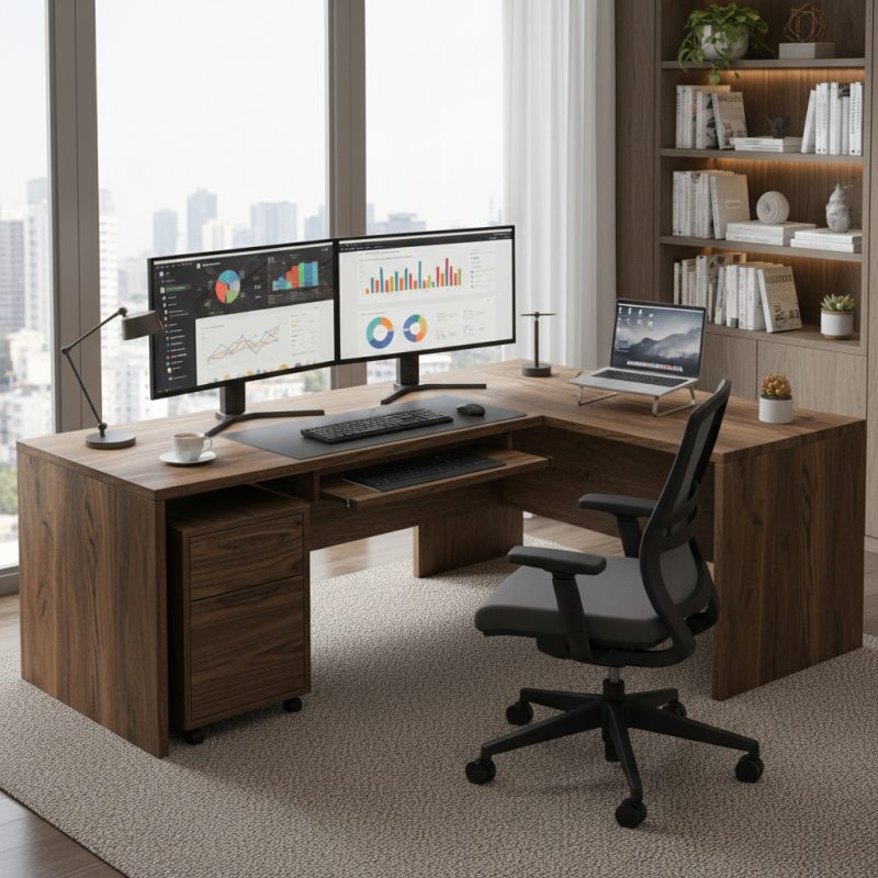 How to Choose the Best L Shaped Computer Table for Your Office?