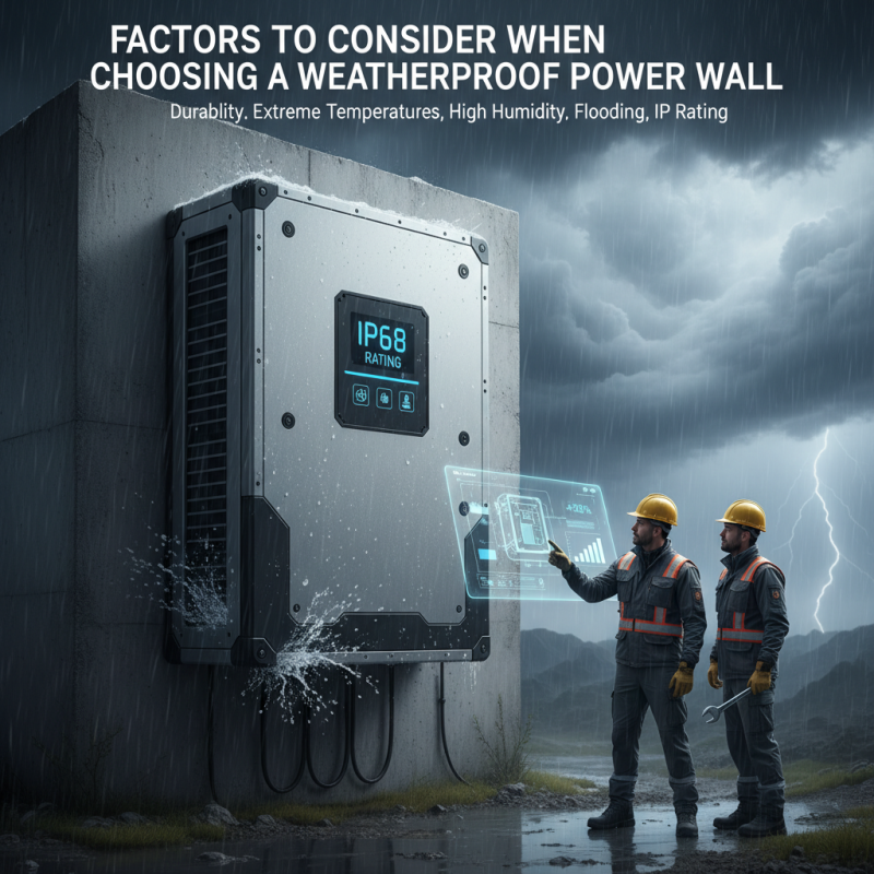 2026 Top Weatherproof Power Wall Features Buyers Should Know?