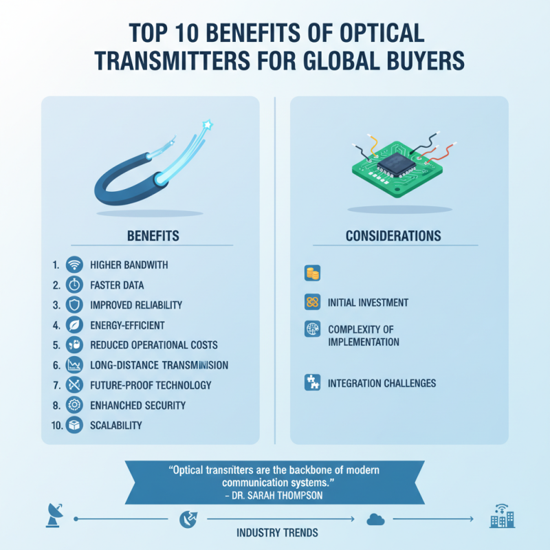 Top 10 Benefits of Optical Transmitters for Global Buyers?