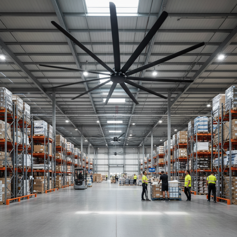 Top 10 Benefits of HVLS Fans in Adidas Warehouse