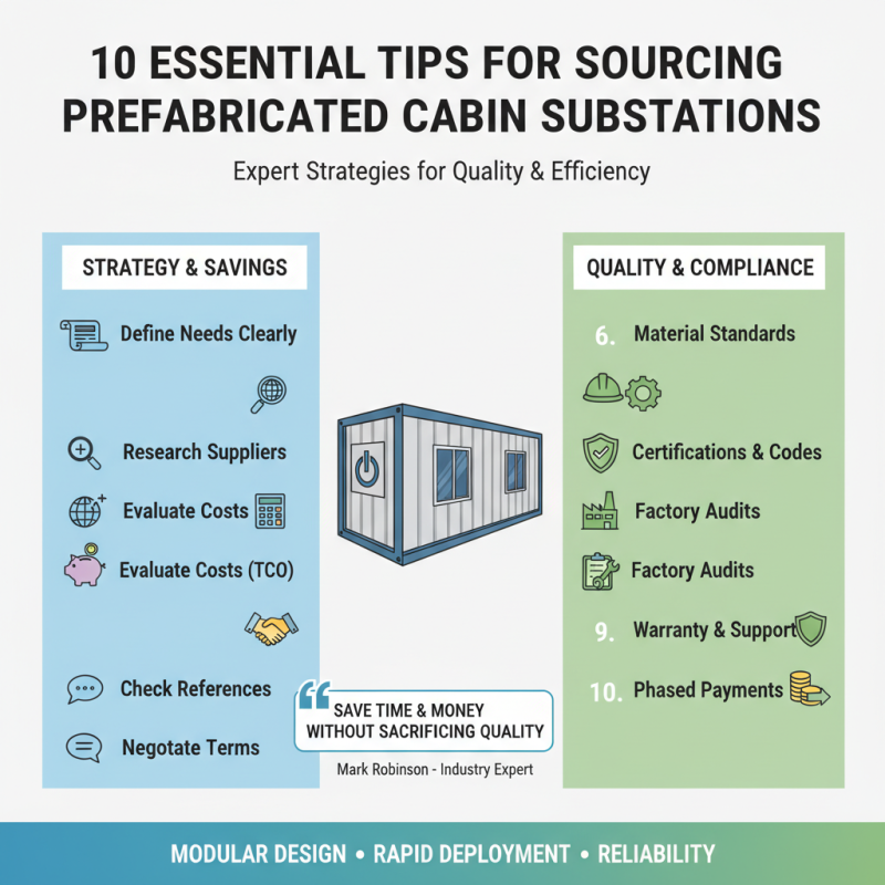 10 Essential Tips for Sourcing Prefabricated Cabin Substation