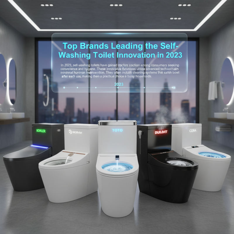 Discover the Best Self Washing Toilet Options for Global Buyers?
