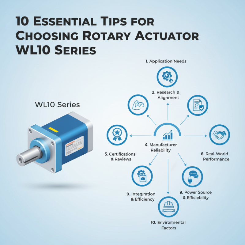 10 Essential Tips for Choosing Rotary Actuator WL10 Series