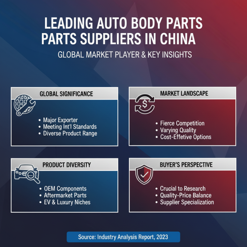 Top 10 China Auto Body Parts Suppliers for Global Buyers?