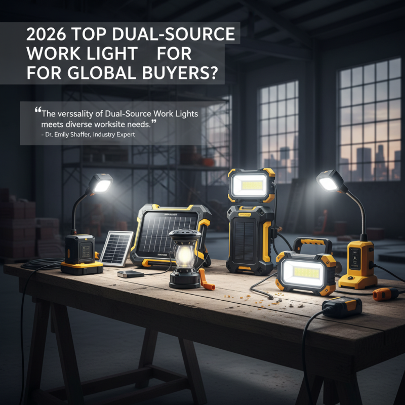 2026 Top Dual Source Work Light for Global Buyers?