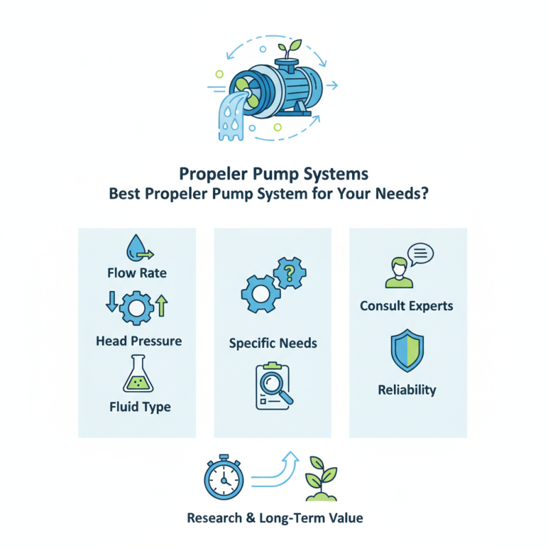 How to Choose the Best Propeller Pump System for Your Needs?