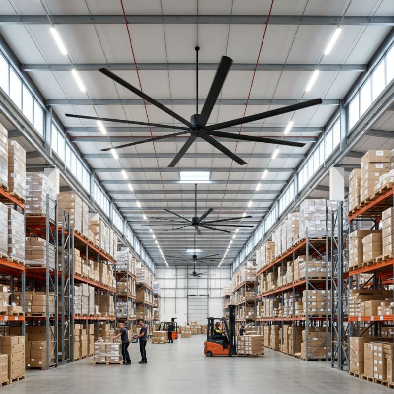 How HVLS Fans Improve Efficiency in Adidas Warehouses?