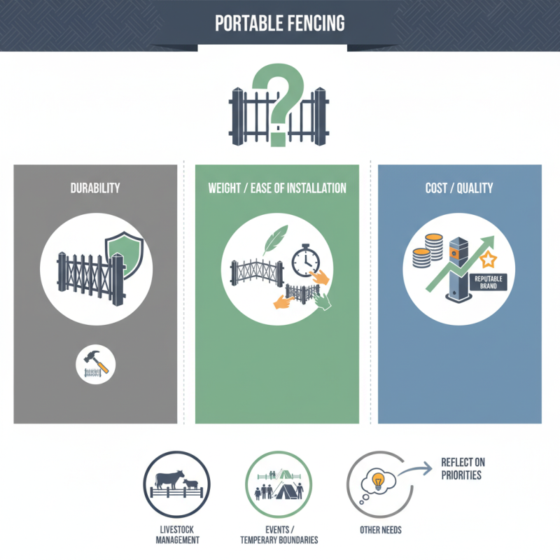 How to Choose the Best Portable Fencing for Your Needs?