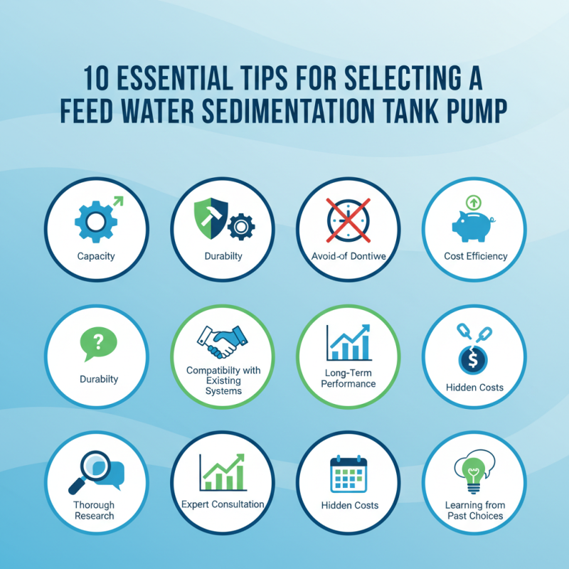 10 Essential Tips for Selecting Feed Water Sedimentation Tank Pump?