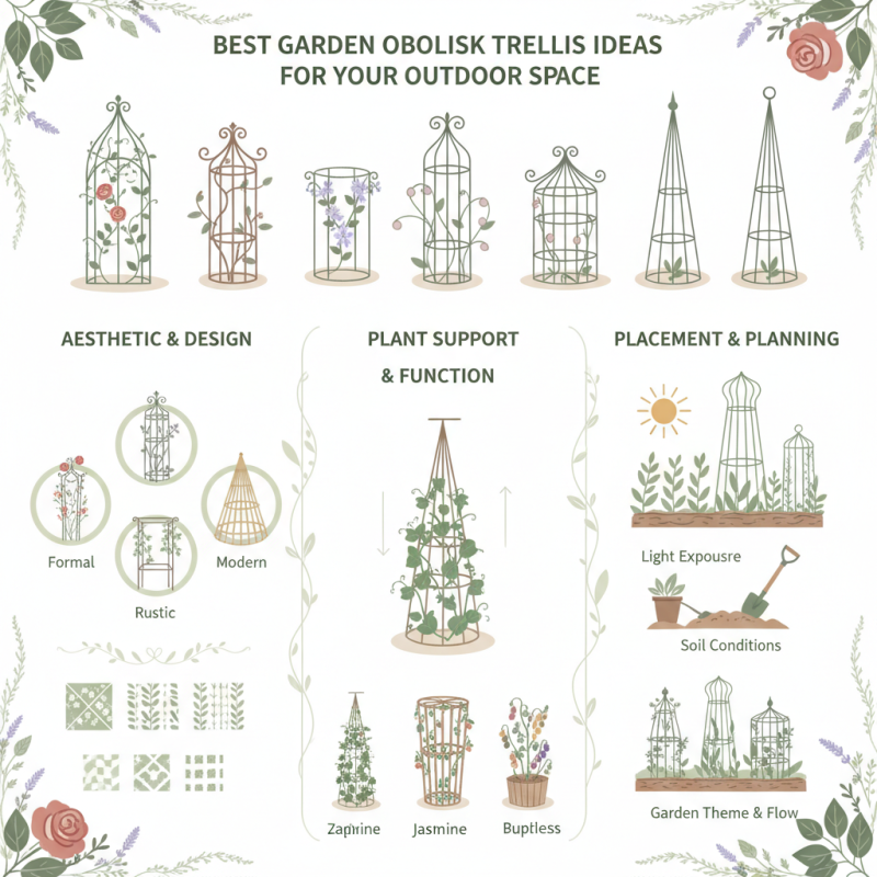 Best Garden Obelisk Trellis Ideas for Your Outdoor Space?