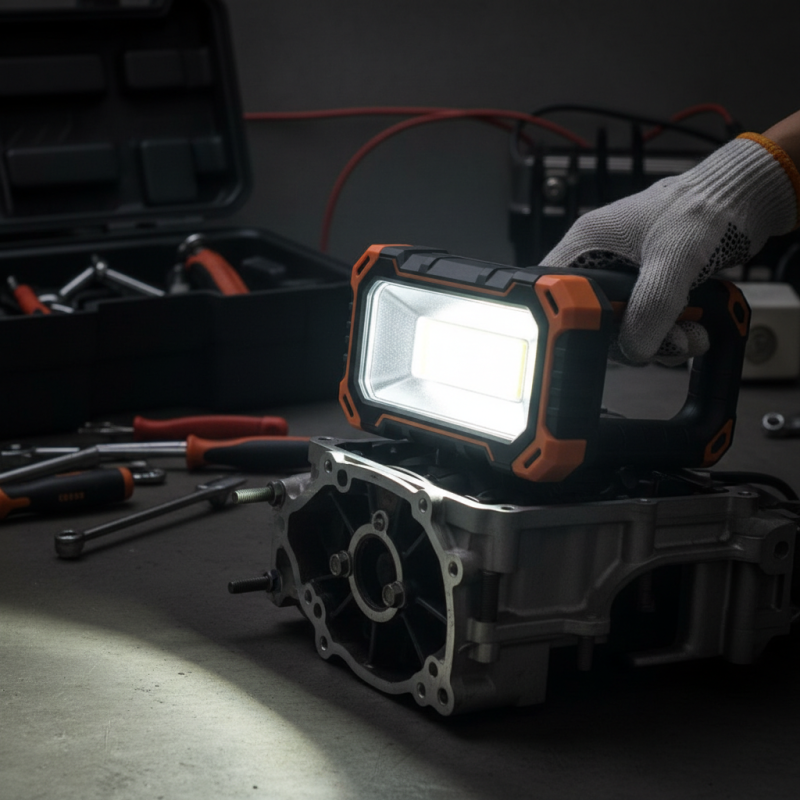 What is Handheld Rechargeable COB Work Light Benefits and Uses?