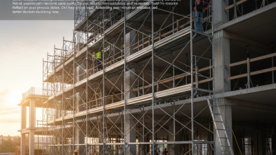 How to Choose the Best Metal Scaffolding for Your Project?