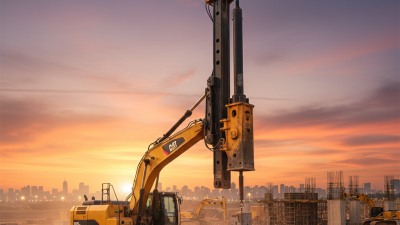 Top 5 Tips for Choosing Hammers Pile Driver Excavator