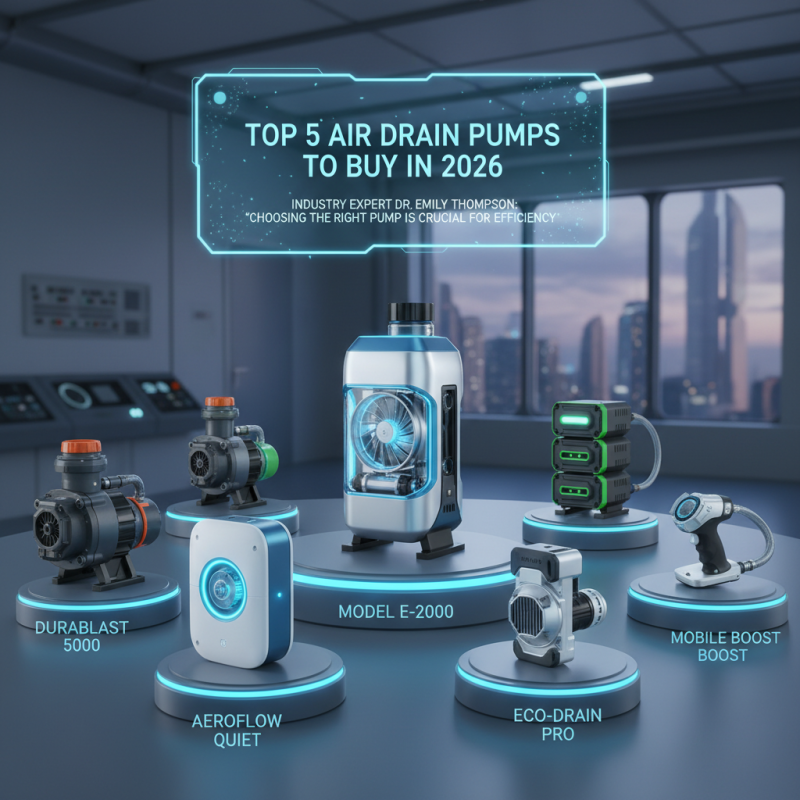 Top 5 Air Drain Pumps to Buy in 2026?