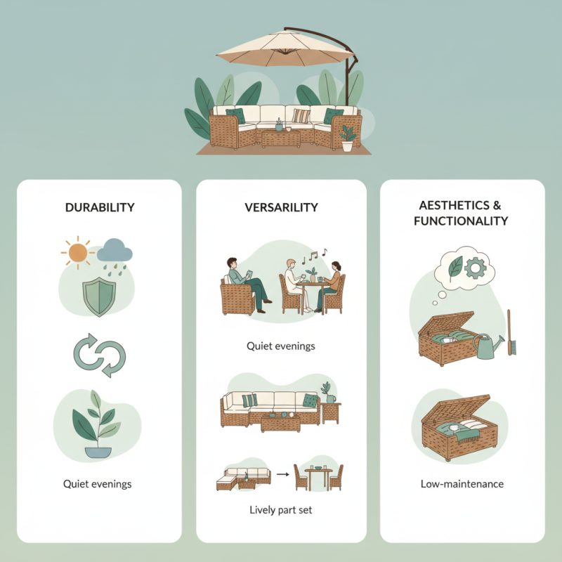 How to Choose Rattan Garden Furniture for Your Outdoor Space?