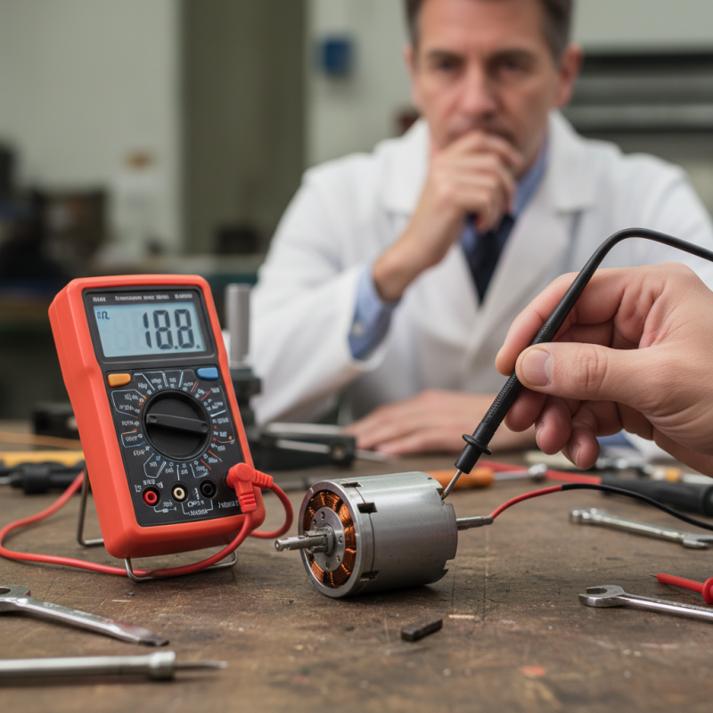 How to Test a Brushed DC Motor with a Multimeter Guide?
