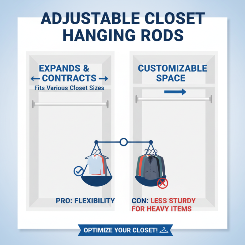10 Best Closet Hanging Rods for Maximizing Your Space in 2026?