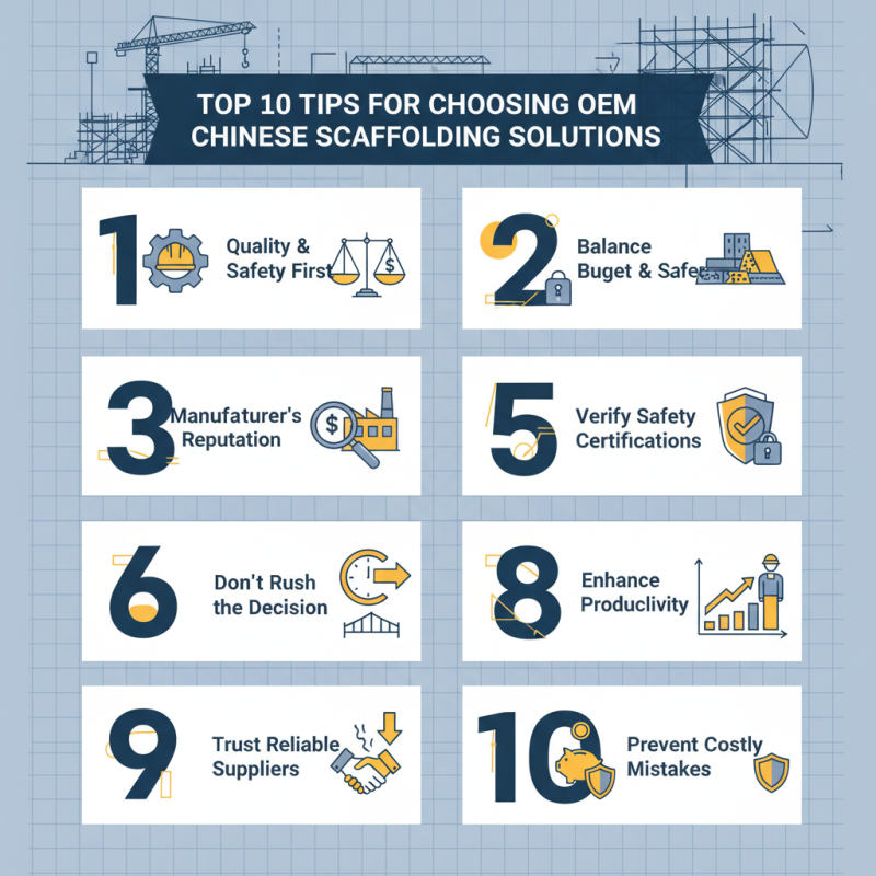 Top 10 Tips for Choosing OEM Chinese Scaffolding Solutions?