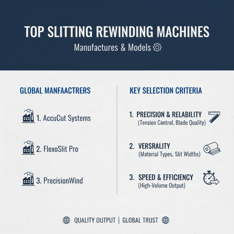 2026 Best Slitting Rewinding Machine for Global Buyers Guide?