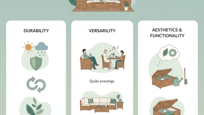 How to Choose Rattan Garden Furniture for Your Outdoor Space?