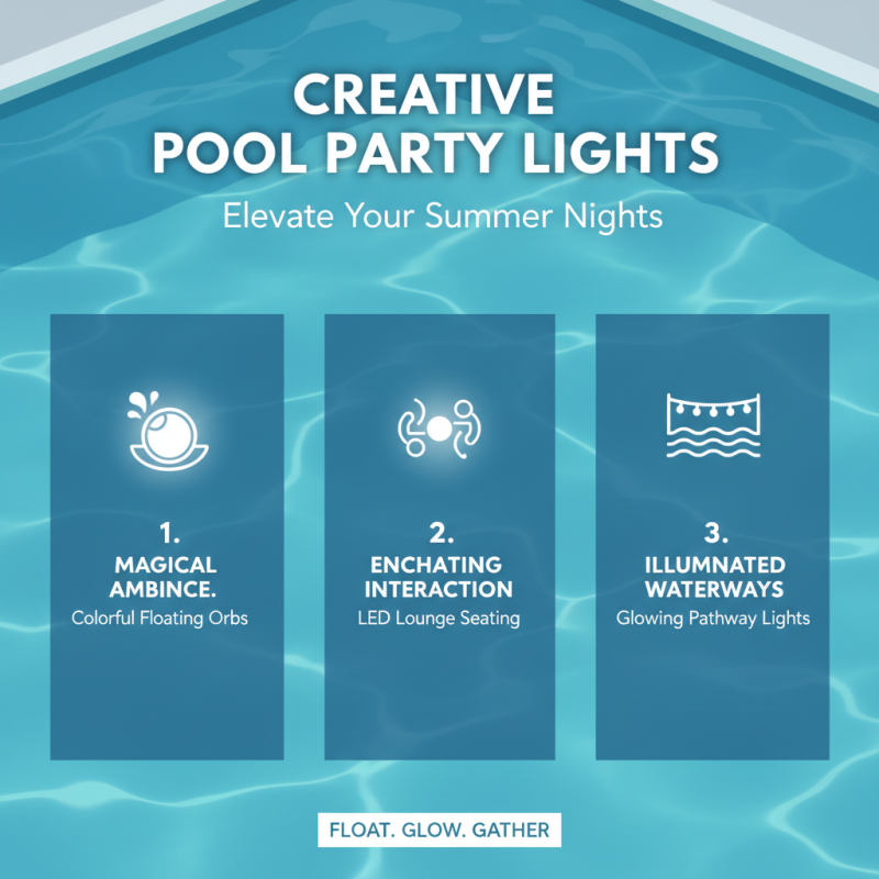 Why You Should Consider Pool Floating Lights for Your Summer Nights?