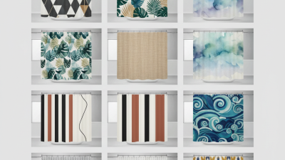 Top 10 Fabric Shower Curtain Designs for Modern Bathrooms?
