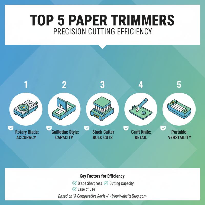Top 5 Paper Trimmers for Precision Cutting Efficiency?