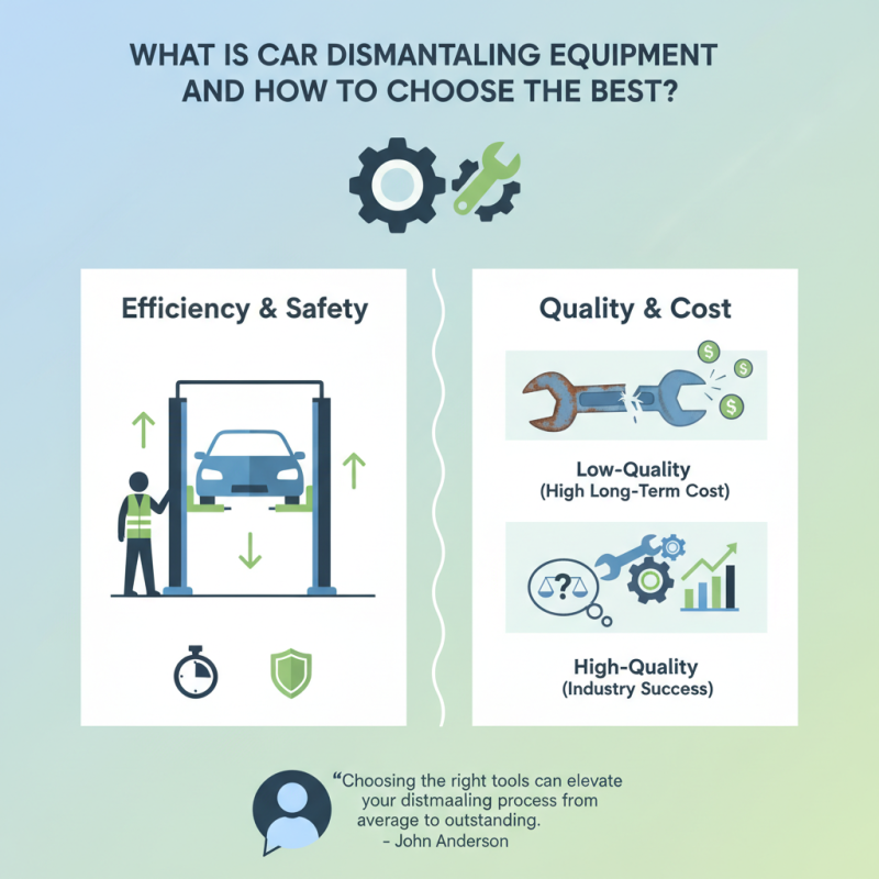 What is Car Dismantling Equipment and How to Choose the Best?
