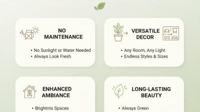 What are the Benefits of Using Fake Plants in Your Home?