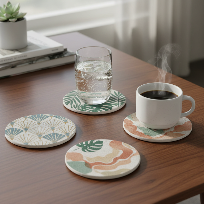 Top Decorative Diatom Coasters for Stylish Home Décor?