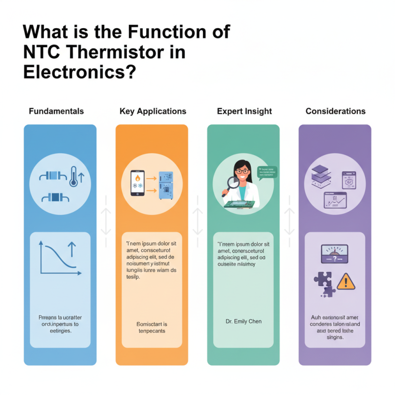 What is the Function of NTC Thermistor in Electronics?